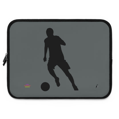 Laptop Sleeve: Soccer Dark Grey