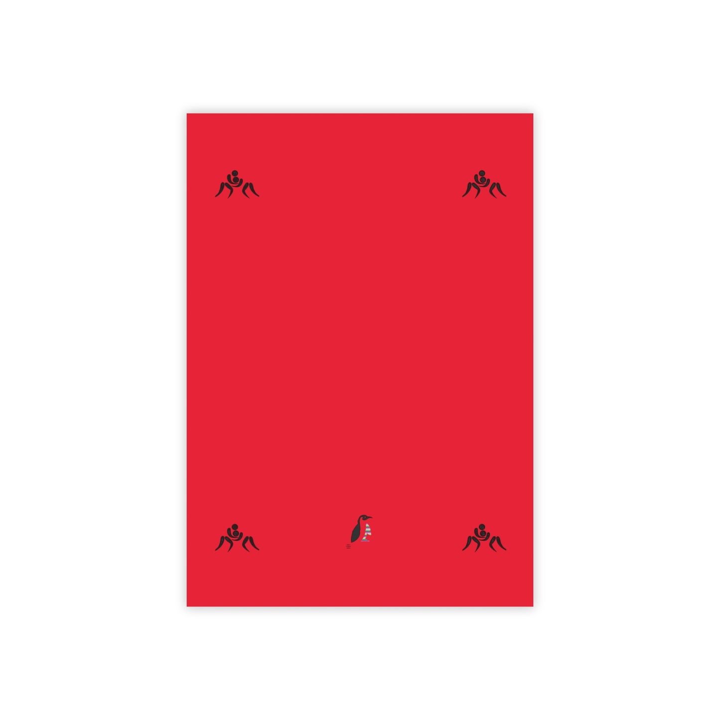 Post-it® Note Pads: Wrestling Dark Red