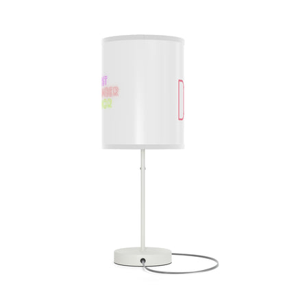 Lamp on a Stand, US|CA plug: Fight Cancer White