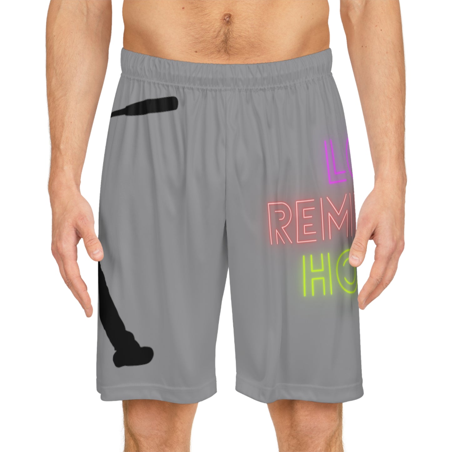 Basketball Shorts: Baseball Grey