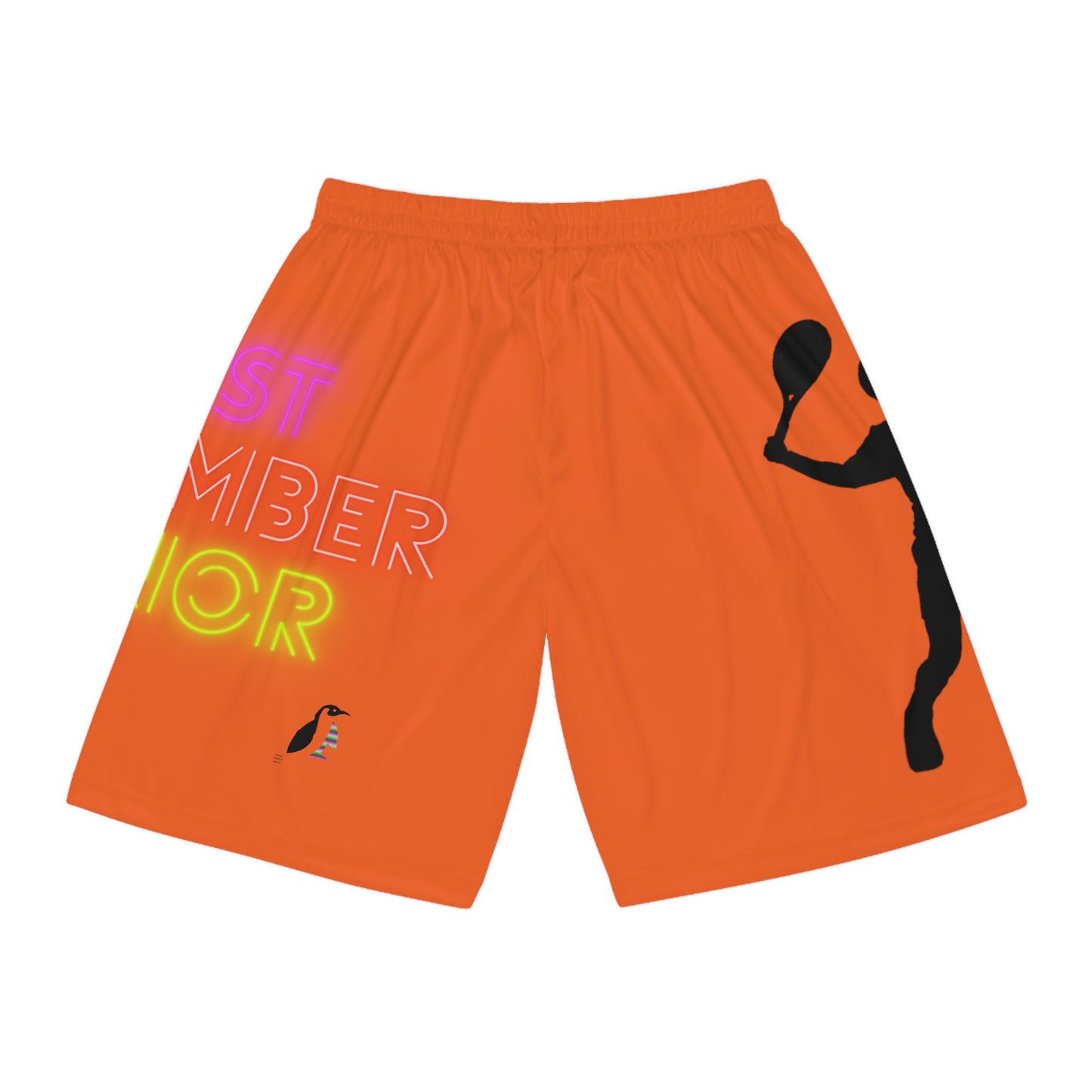 Basketball Shorts: Tennis Orange