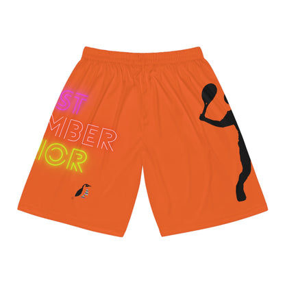 Basketball Shorts: Tennis Orange