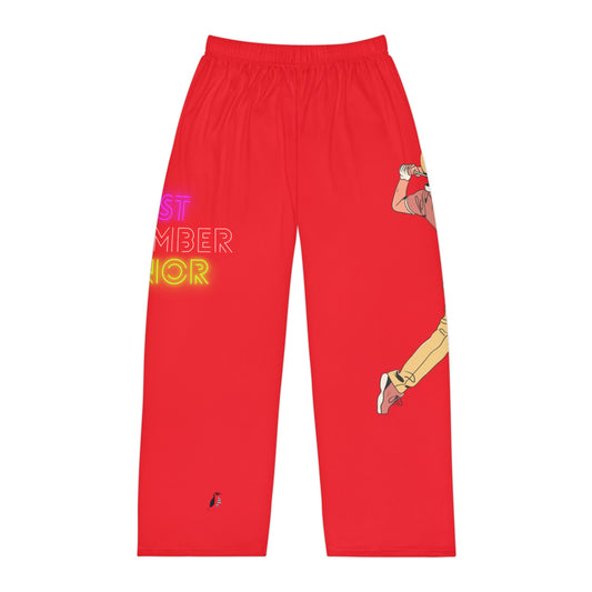 Men's Pajama Pants: Golf Red