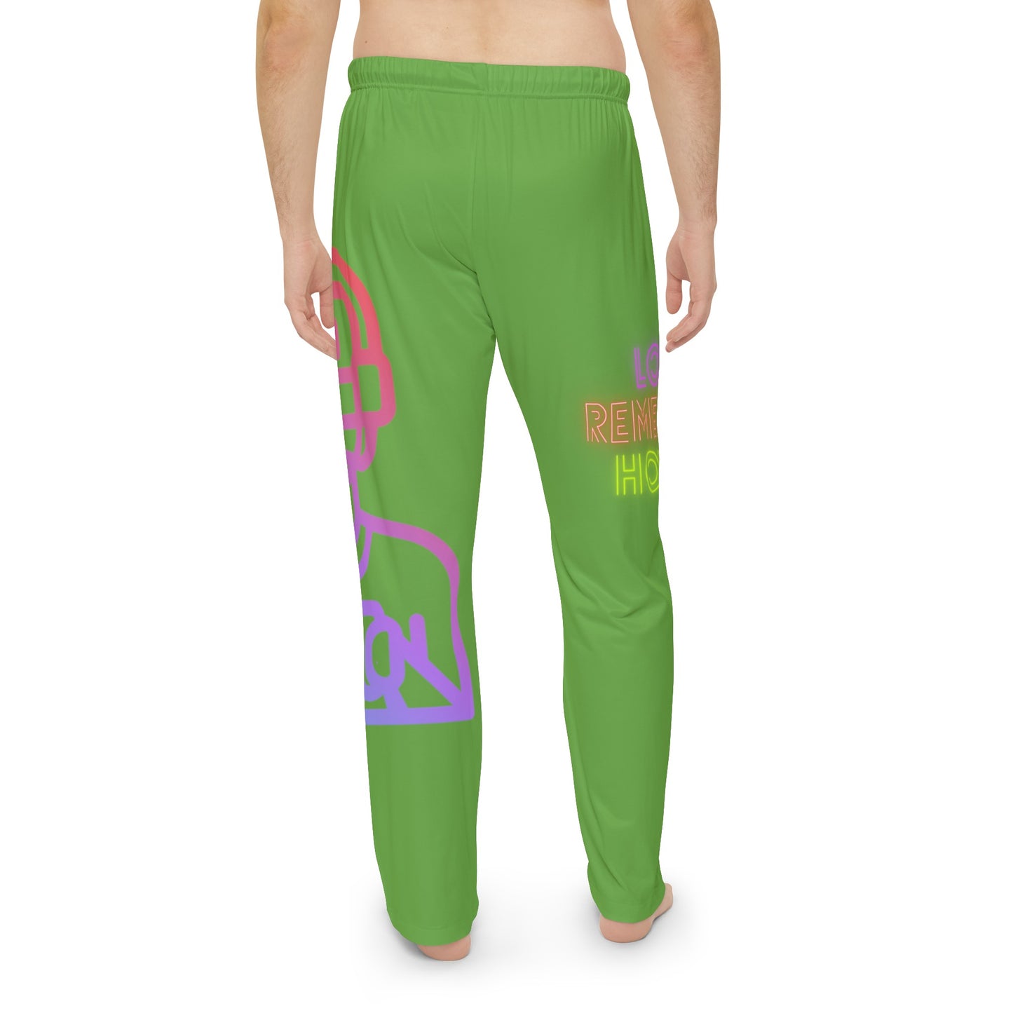 Men's Pajama Pants: Gaming Green