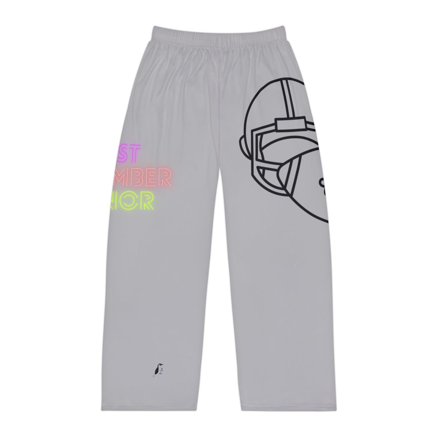 Men's Pajama Pants: Football Lite Grey