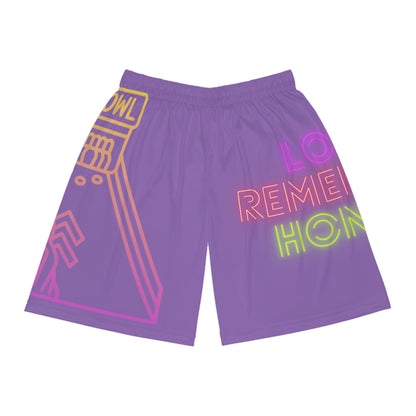 Basketball Shorts: Bowling Lite Purple