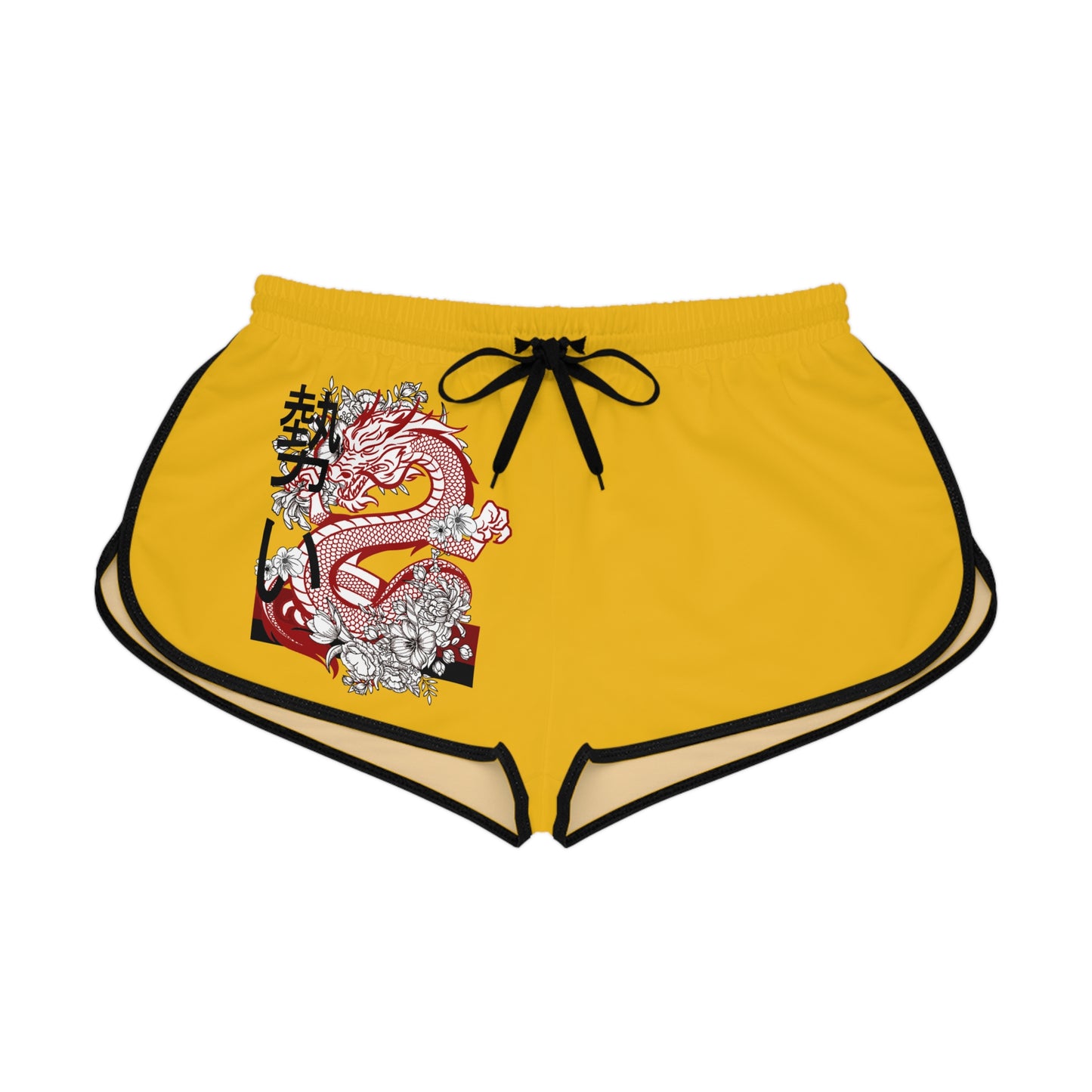 Women's Relaxed Shorts: Dragons Yellow