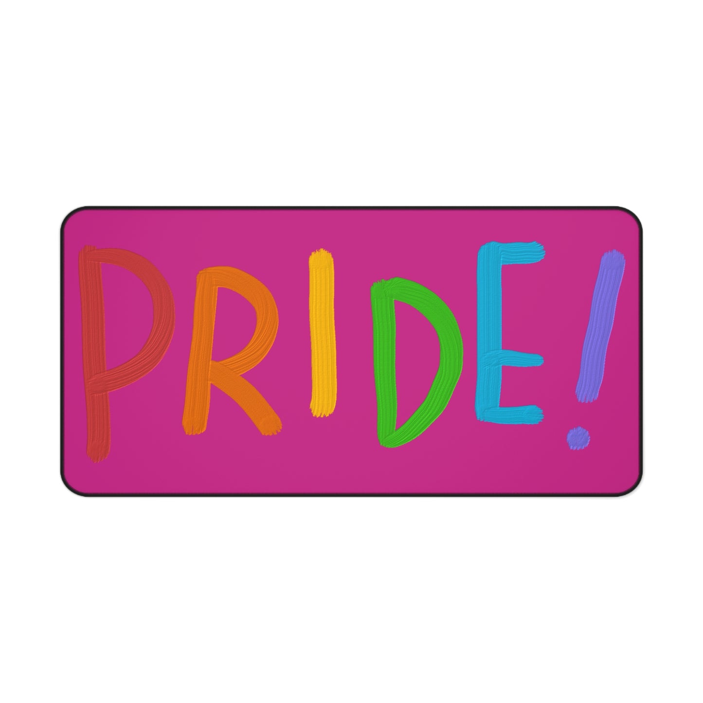 Desk Mat: LGBTQ Pride Pink