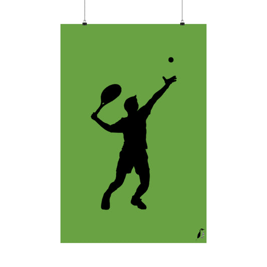 Premium Matte Vertical Posters: Tennis Green