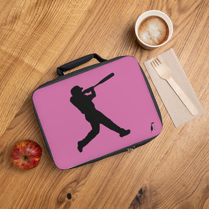 Lunch Bag: Baseball Lite Pink