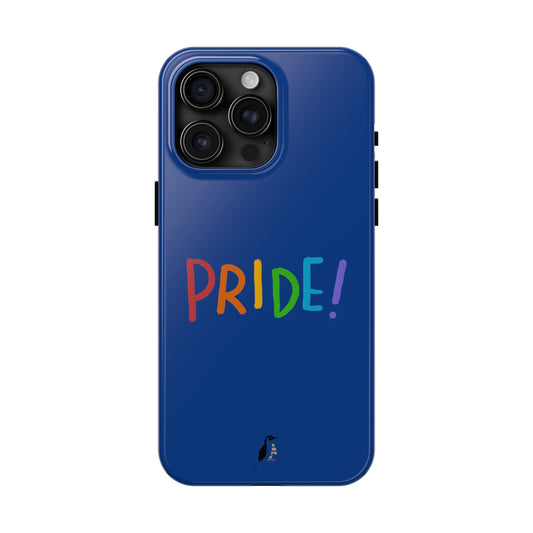Tough Phone Cases (for iPhones): LGBTQ Pride Dark Blue