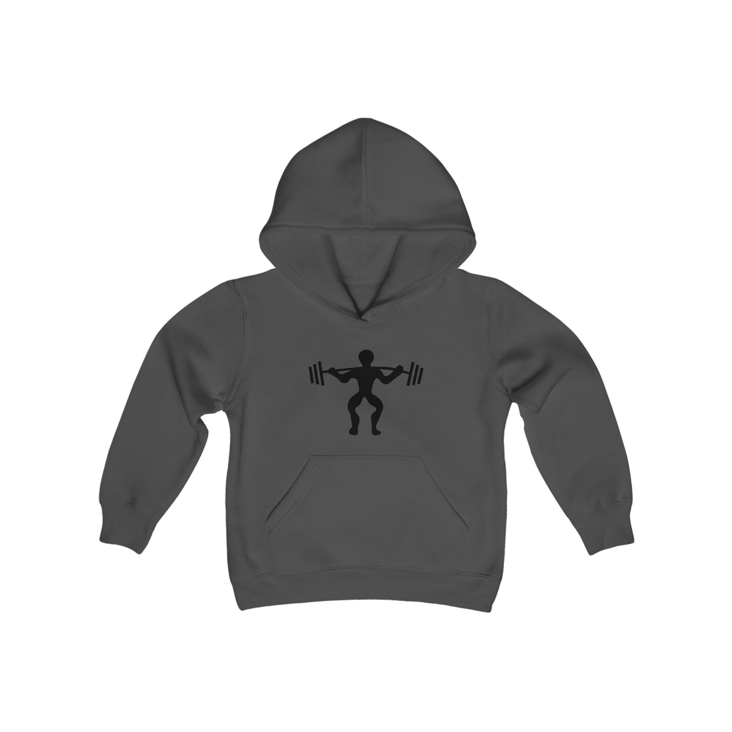 Youth Heavy Blend Hooded Sweatshirt: Weightlifting