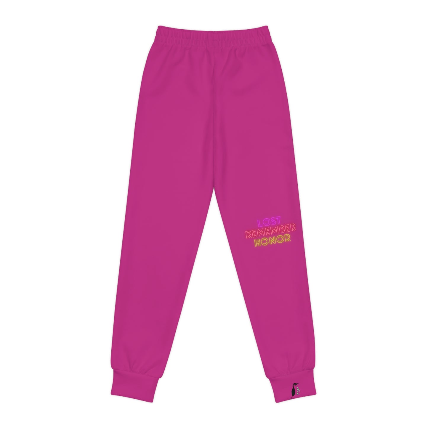 Youth Joggers: Weightlifting Pink