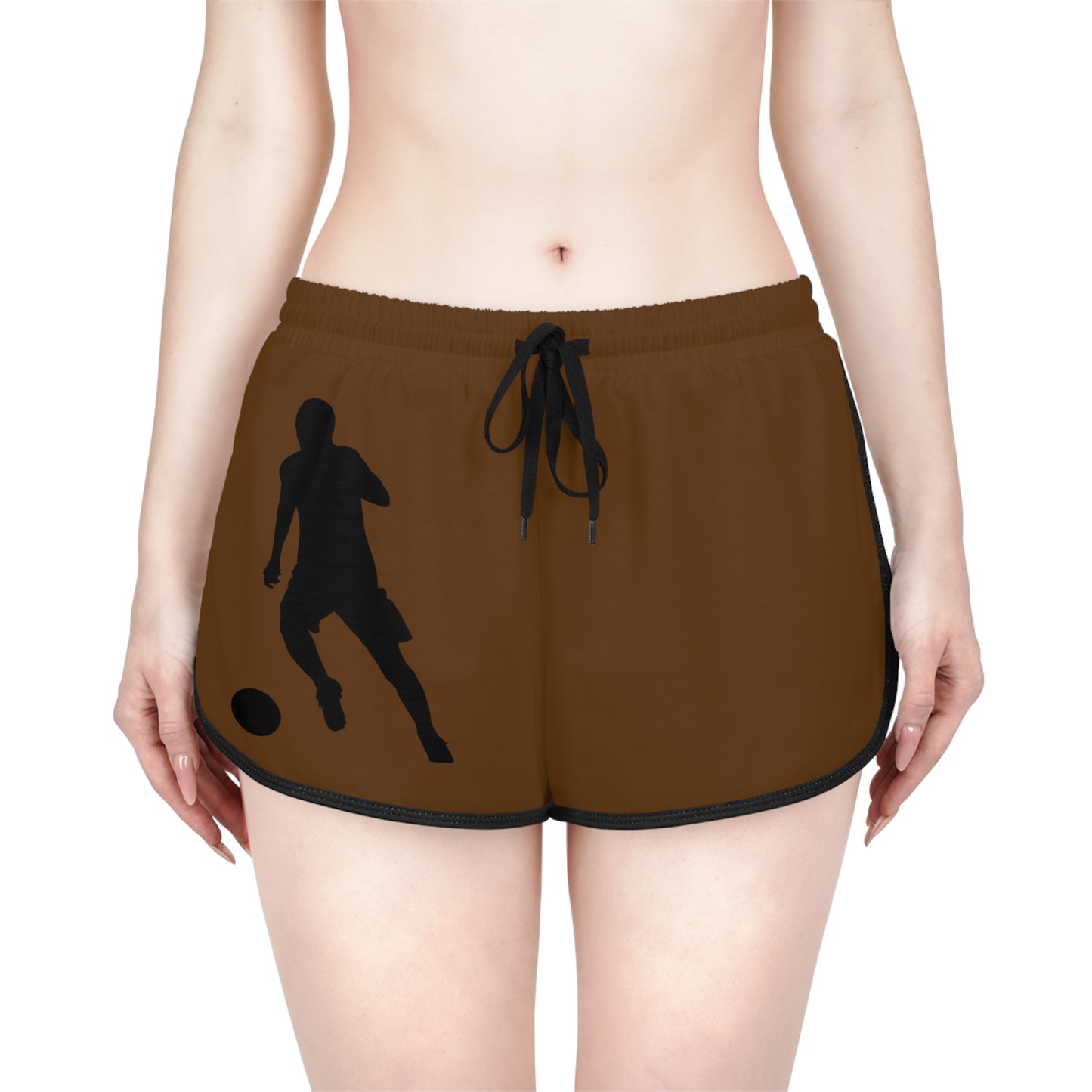 Women's Relaxed Shorts: Soccer Brown