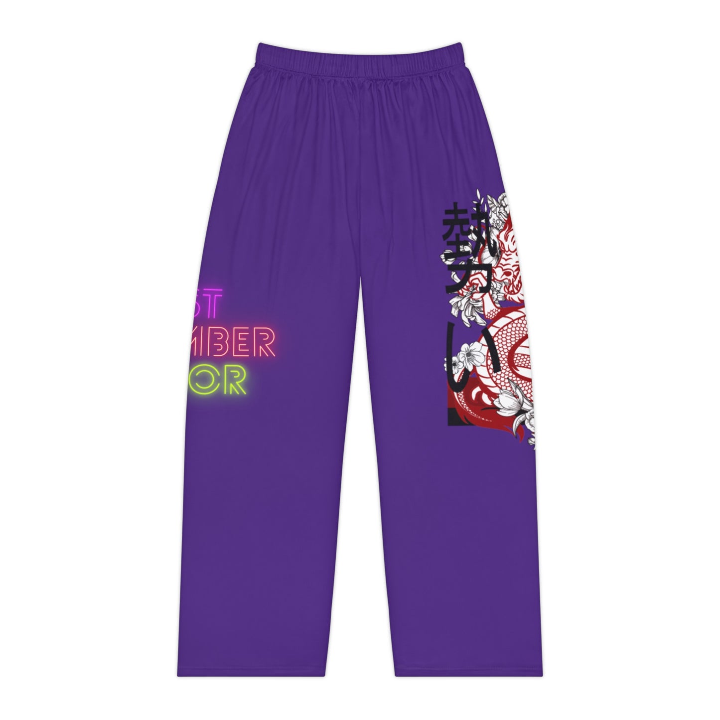 Women's Pajama Pants: Dragons Purple