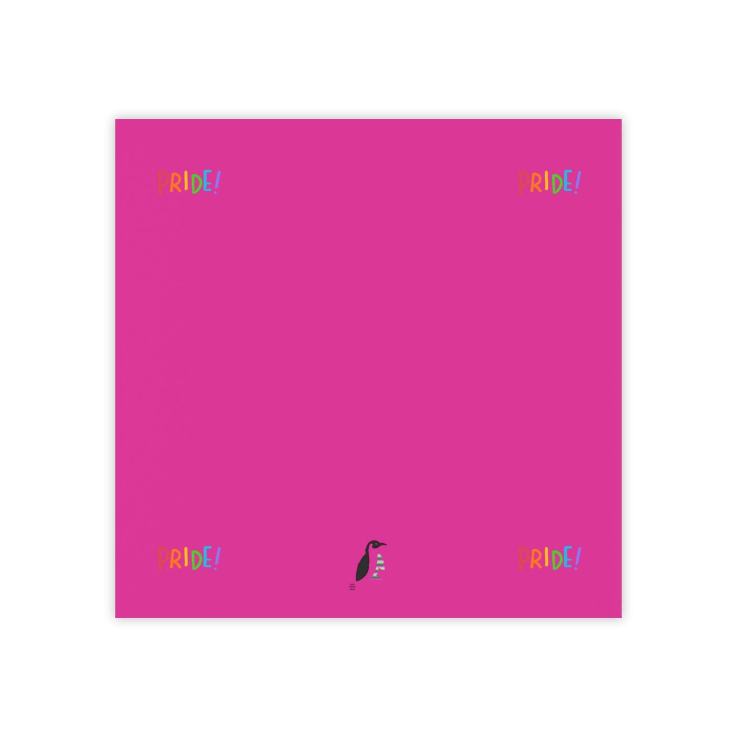 Post-it® Note Pads: LGBTQ Pride Pink