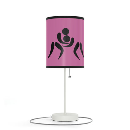 Lamp on a Stand, US|CA plug: Wrestling Lite Pink