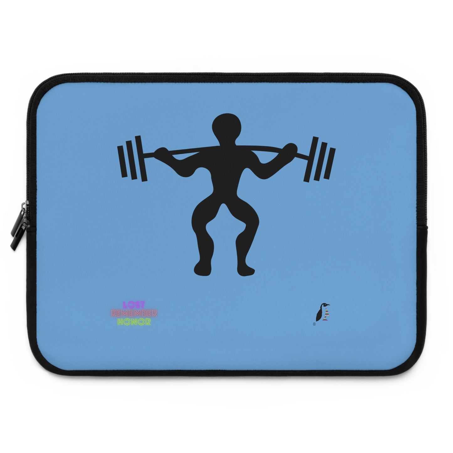 Laptop Sleeve: Weightlifting Lite Blue