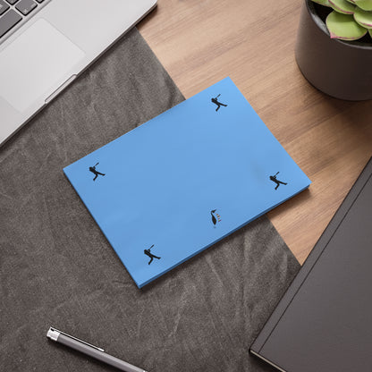 Post-it® Note Pads: Baseball Lite Blue