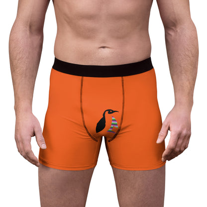 Men's Boxer Briefs Football Orange