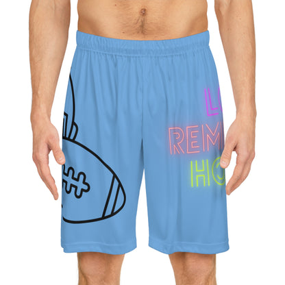 Basketball Shorts: Football Lite Blue