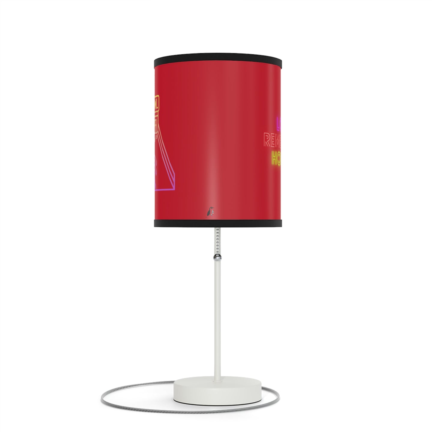 Lamp on a Stand, US|CA plug: Bowling Dark Red