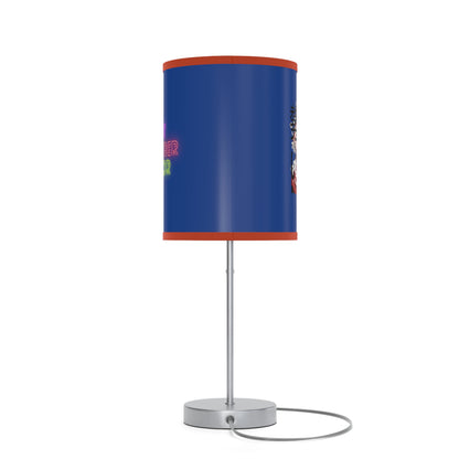 Lamp on a Stand, US|CA plug: Dragons Dark Blue