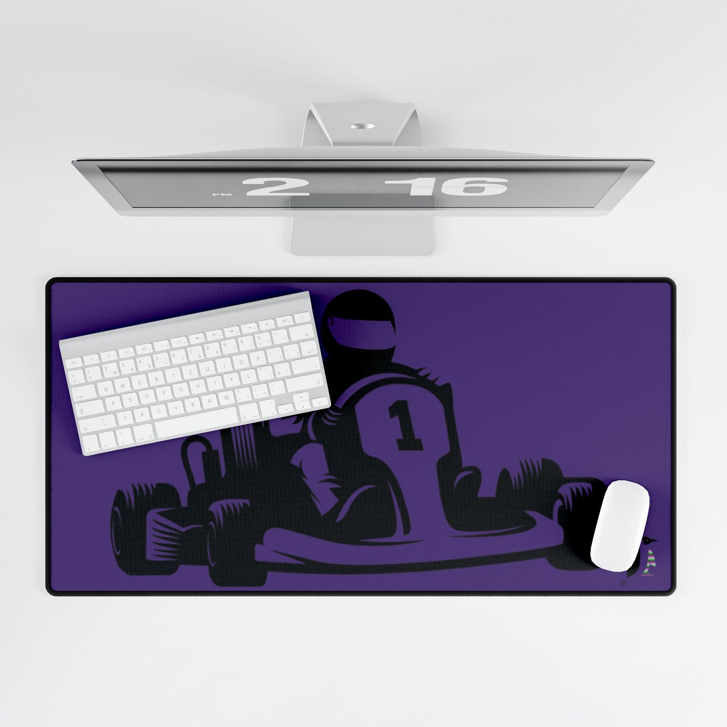 Desk Mats: Racing Purple