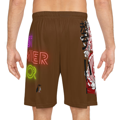 Basketball Shorts: Dragons Brown