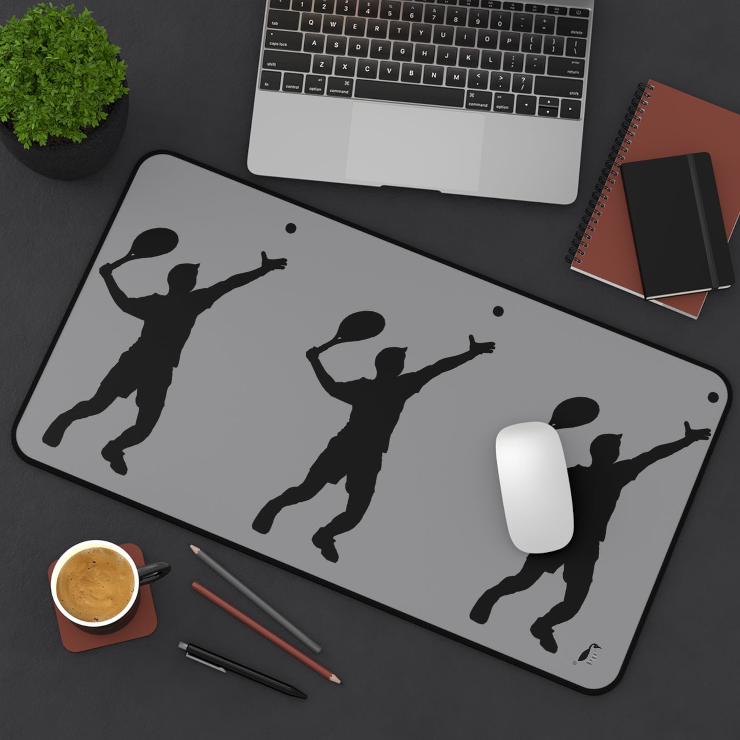 Desk Mat: Tennis Grey