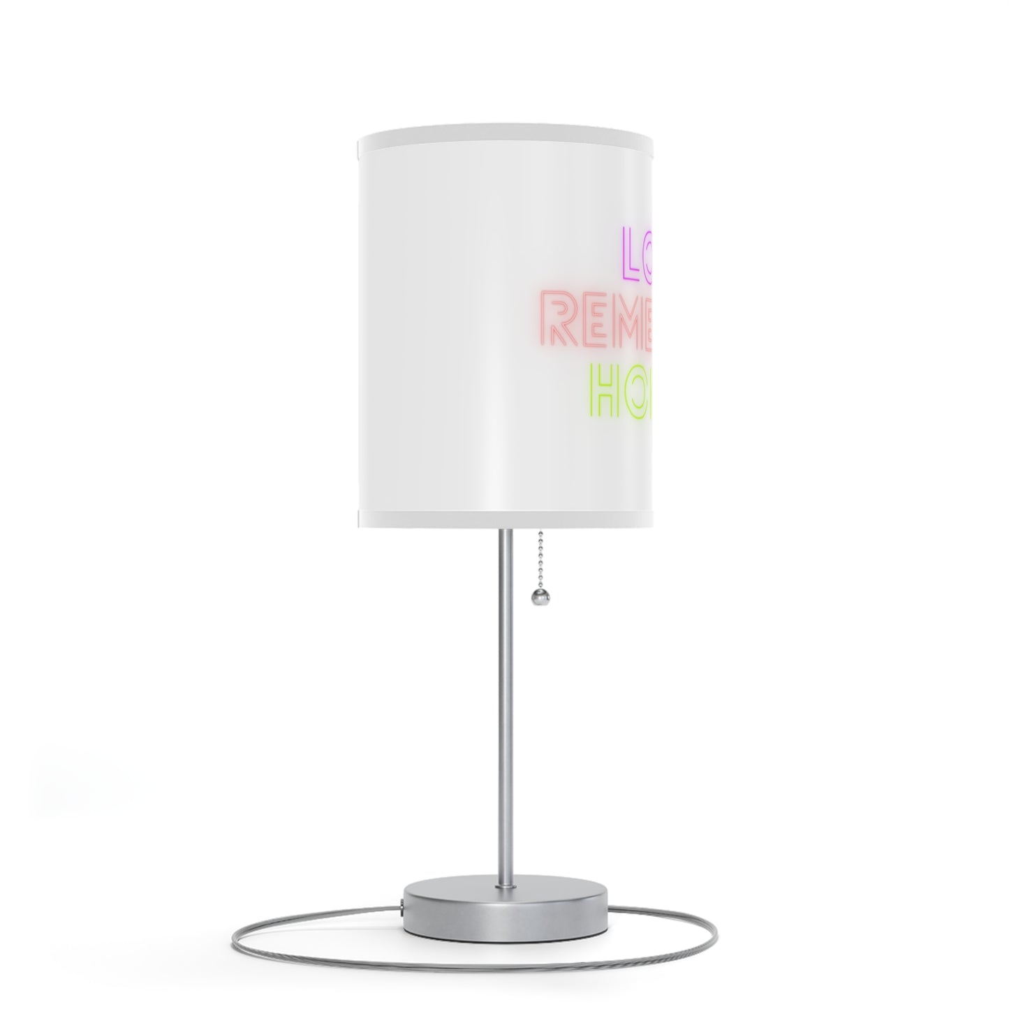 Lamp on a Stand, US|CA plug: Lost Remember Honor White 