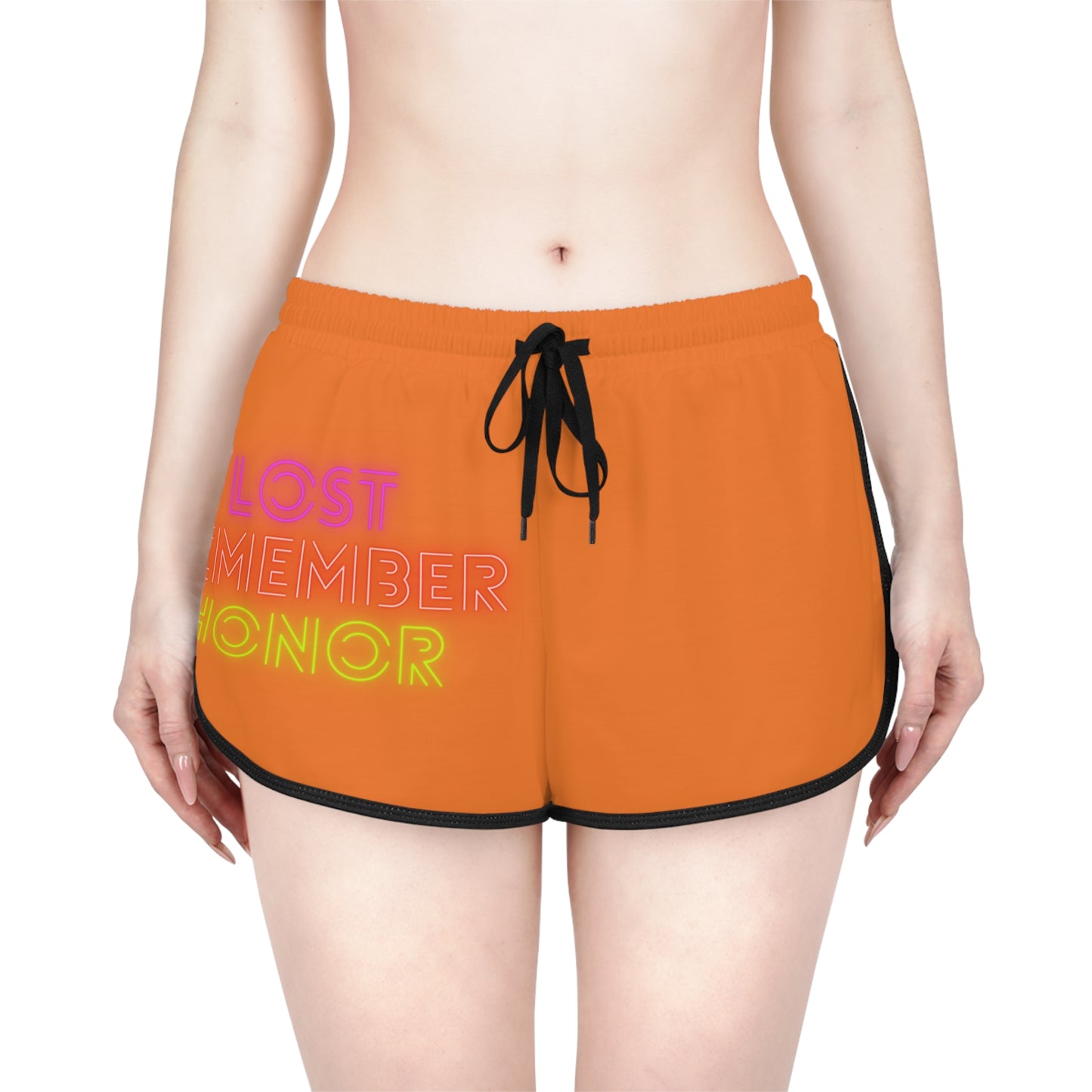 Women's Relaxed Shorts: Lost Remember Honor Crusta