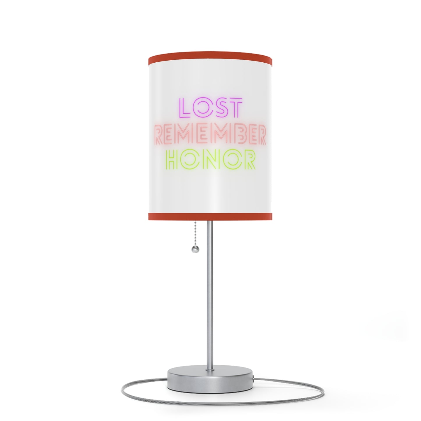 Lamp on a Stand, US|CA plug: Weightlifting White