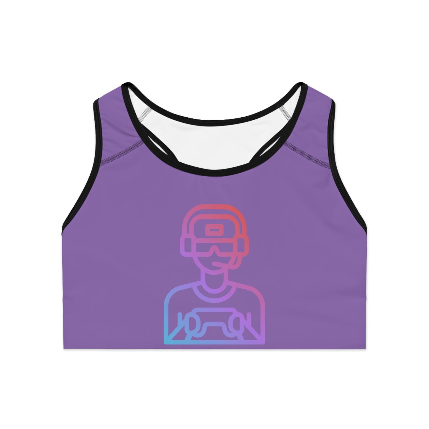 Sports Bra: Gaming Lite Purple