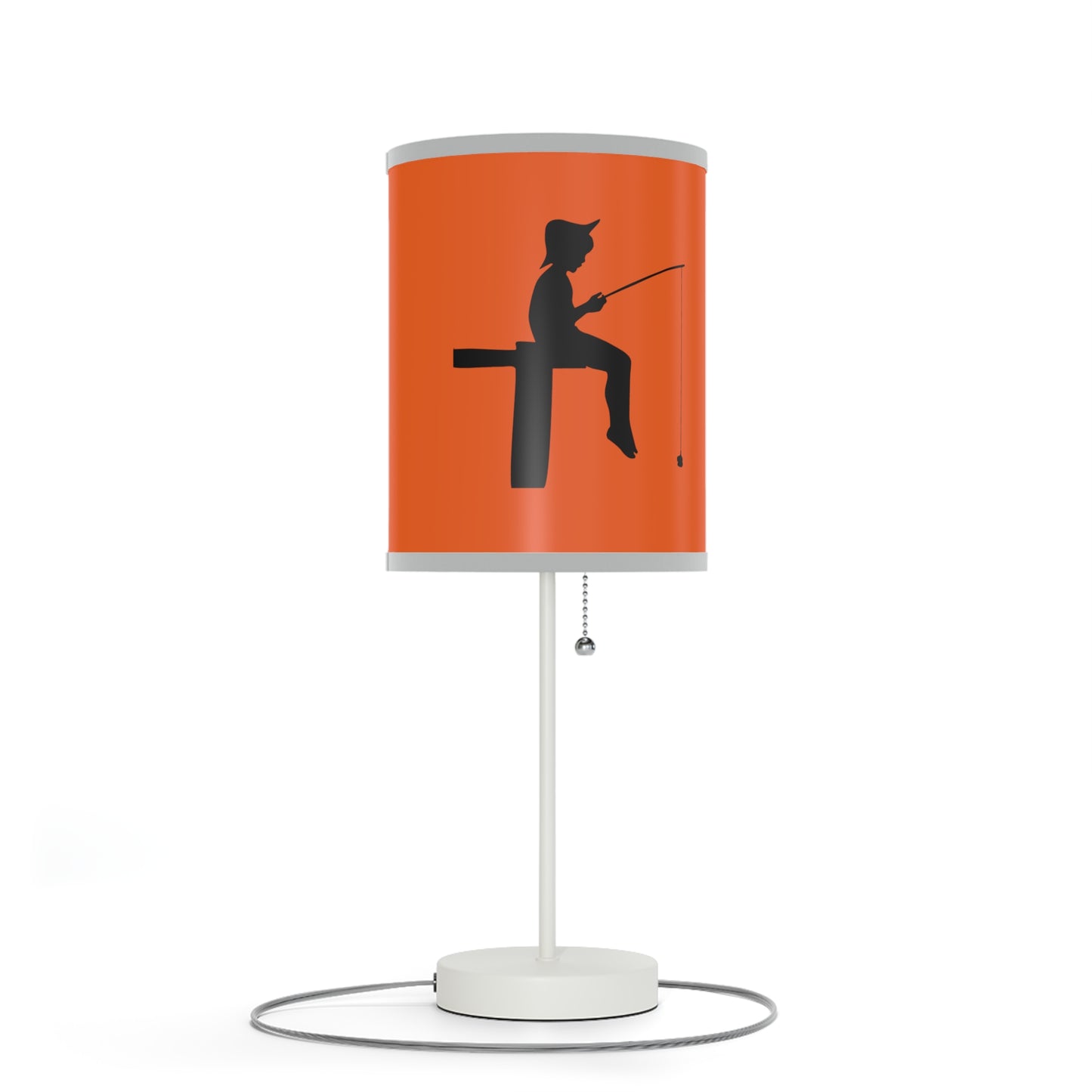 Lamp on a Stand, US|CA plug: Fishing Orange