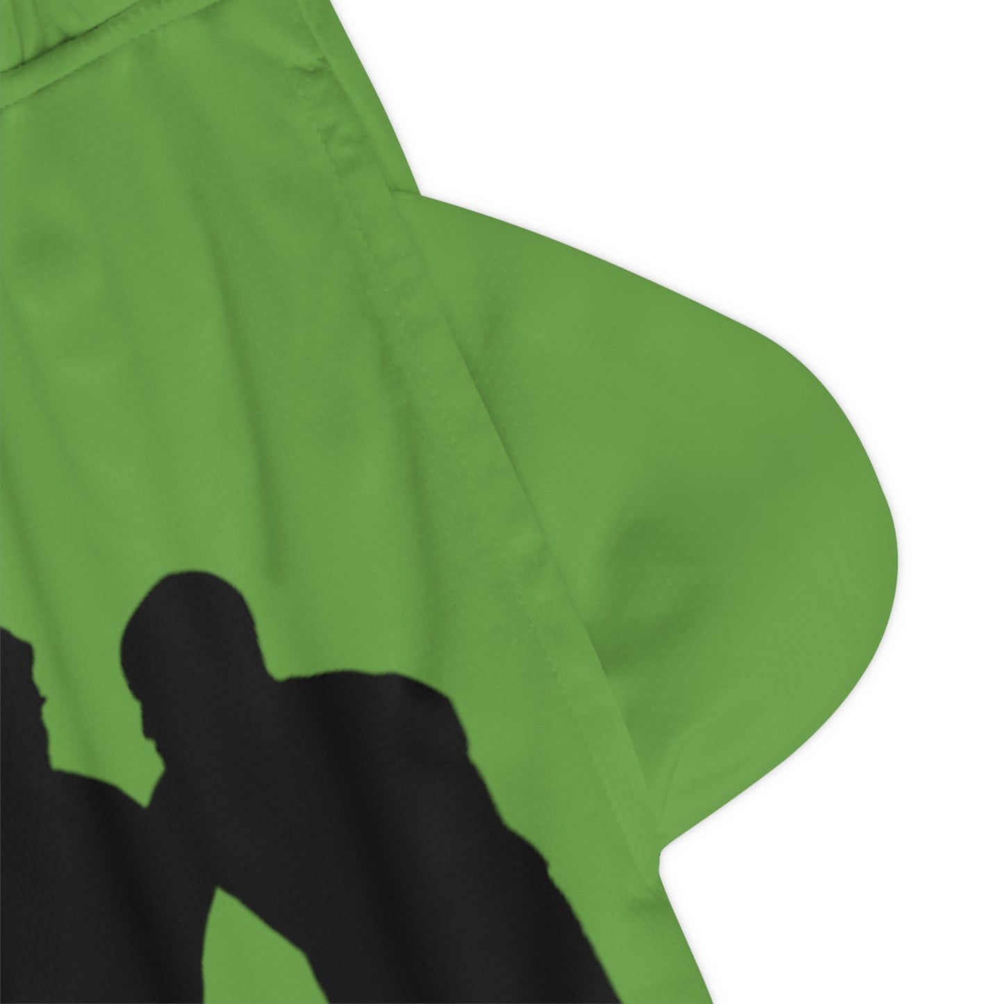 Basketball Rib Shorts: Basketball Green