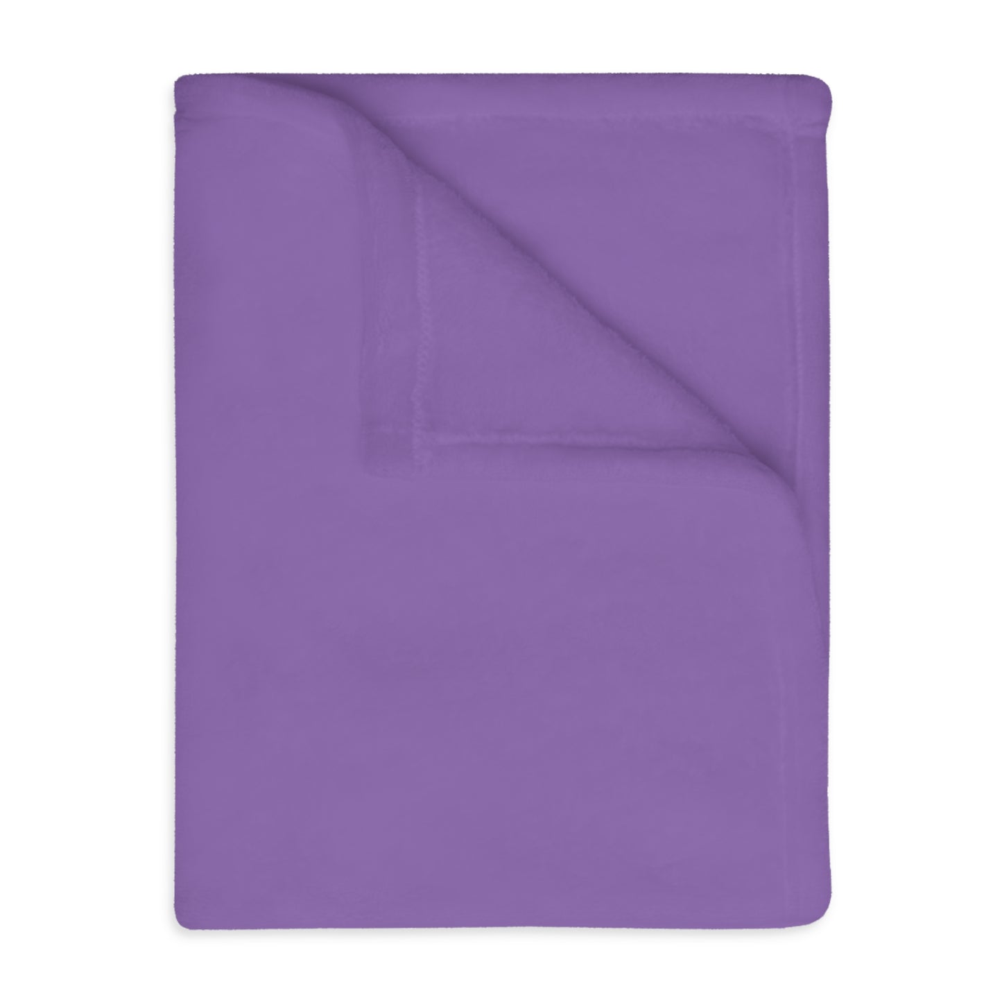 Velveteen Minky Blanket (Two-sided print): Dance Lite Purple
