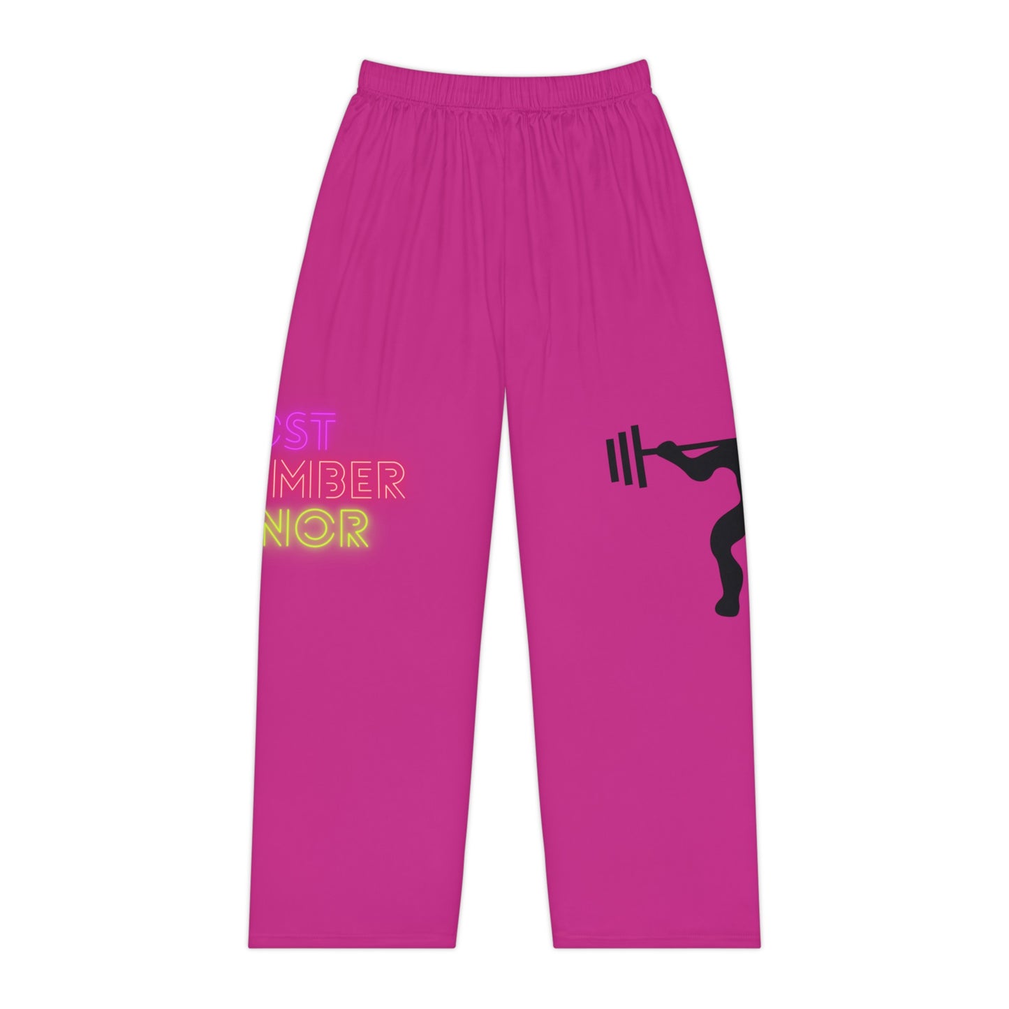 Women's Pajama Pants: Weightlifting Pink