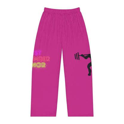 Women's Pajama Pants: Weightlifting Pink