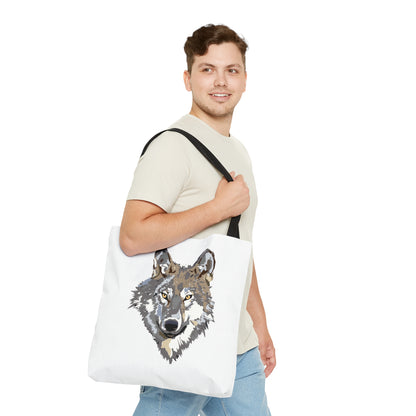 Tote Bag: Wolves White