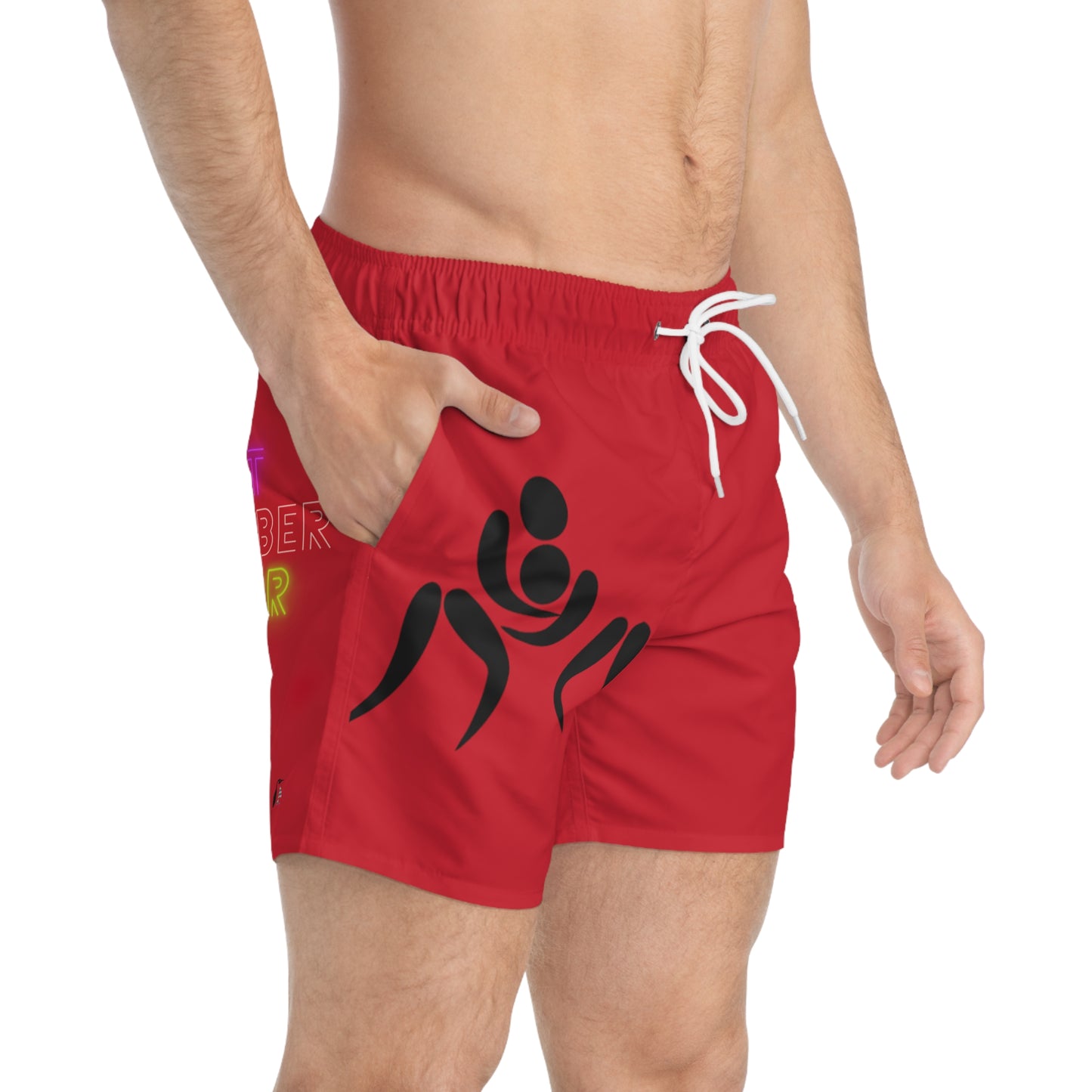 Swim Trunks: Wrestling Dark Red