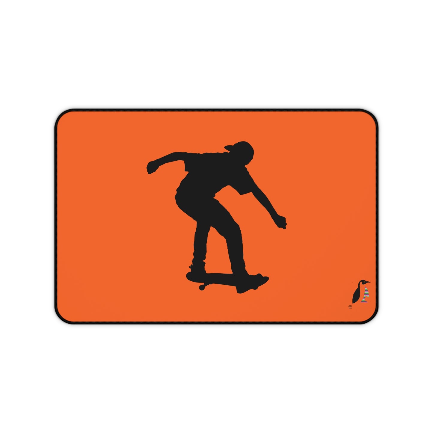 Desk Mat: Skateboarding Orange