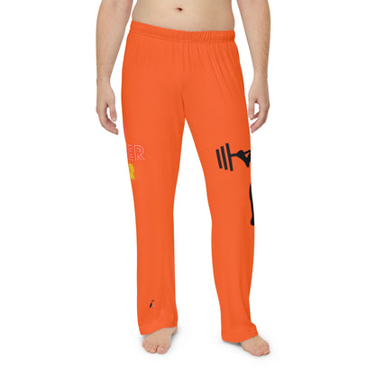 Panlalaking Pajama Pants: Weightlifting Orange 