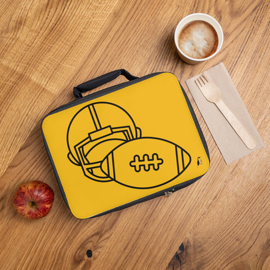 Lunch Bag: Football Yellow
