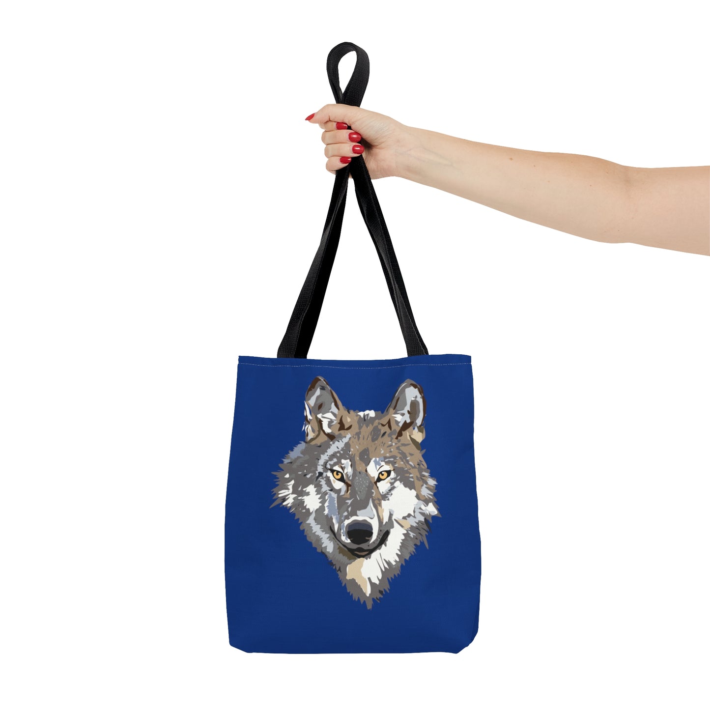 Tote Bag: Wolves Dark Blue