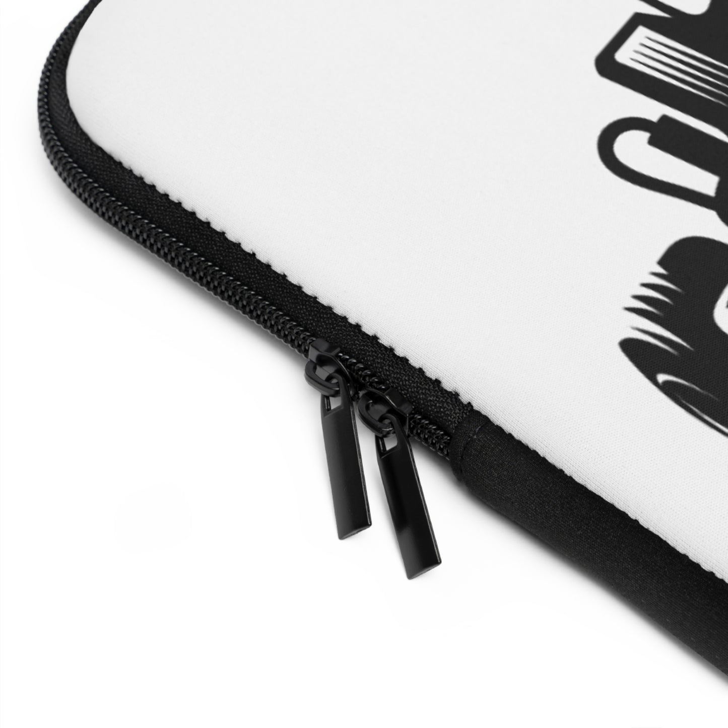 Laptop Sleeve: Racing White