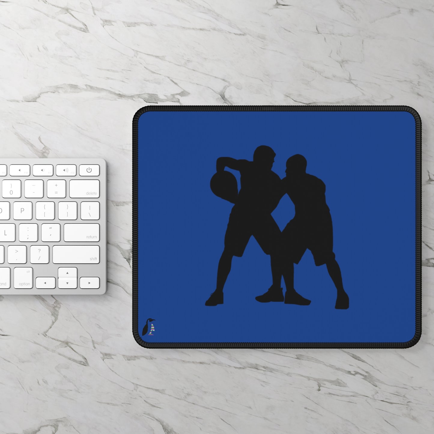 Gaming Mouse Pad: Basketball Dark Blue