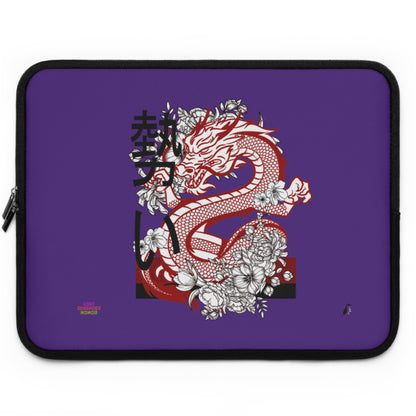 Laptop Sleeve: Dragons Purple