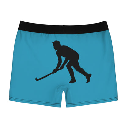 Men's Boxer Briefs: Hockey Turquoise