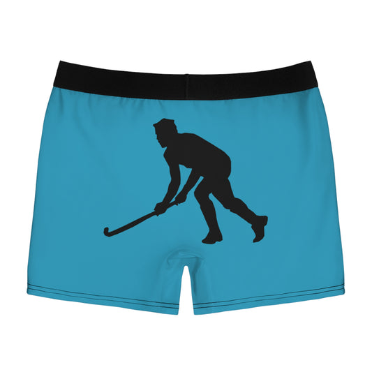 Men's Boxer Briefs: Hockey Turquoise